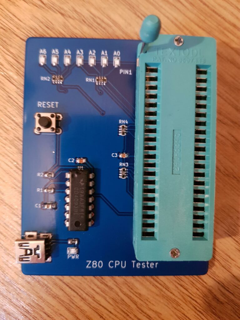 Z80 CPU Tester Retro Electronics