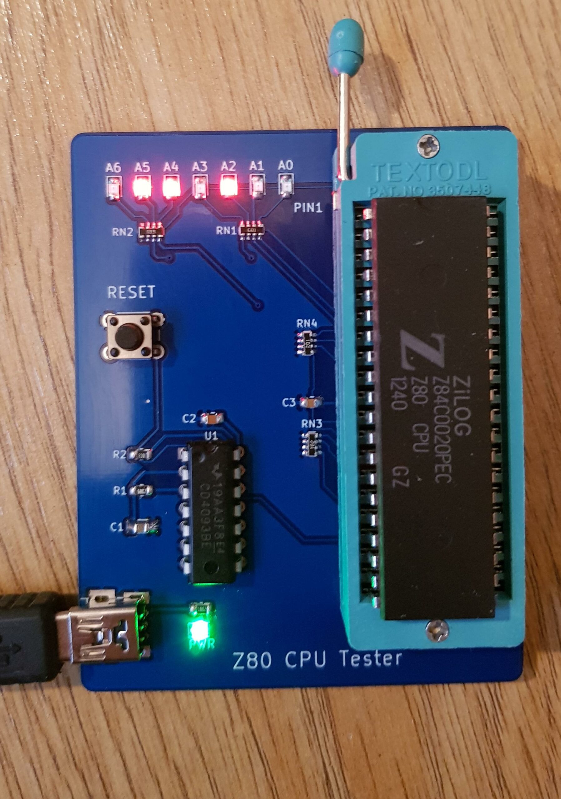 Z80 CPU Tester Retro Electronics