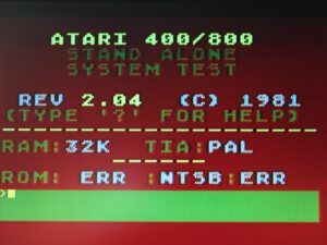 Atari System Test Rev 2.04