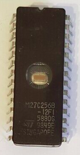 National Semiconductor NMC27C256Q-200 UV-EPROM – 32Kx8 256K Memory IC – DIP-28-Pin