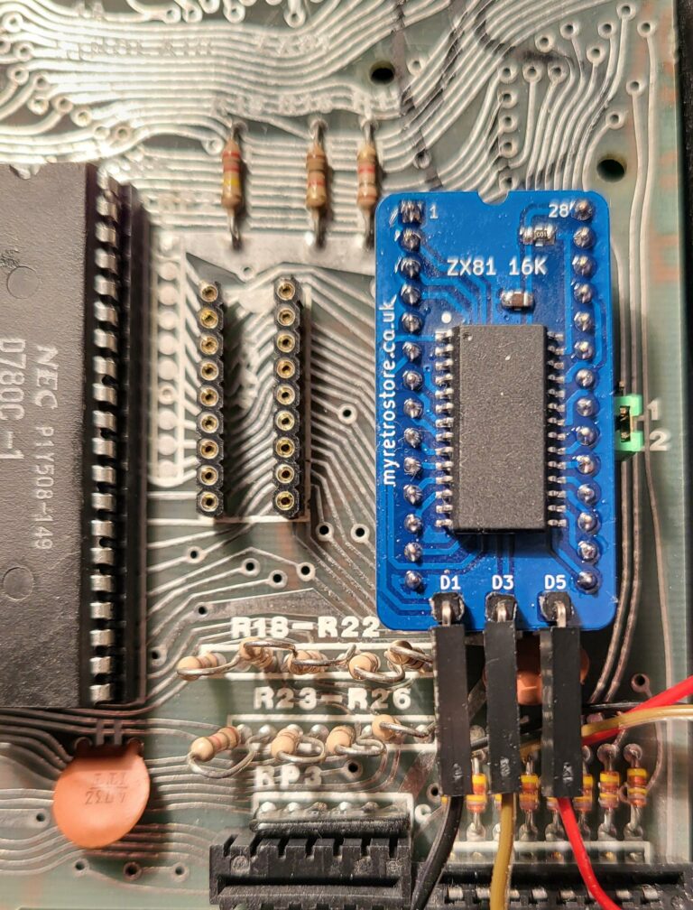 ZX81 Internal 16KB Memory Expansion - Retro Electronics