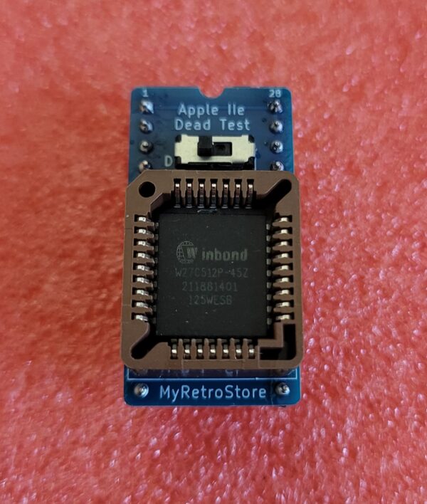 Apple IIe Dead Test Ram Diagnostic ROM and EF ROM 342-0134