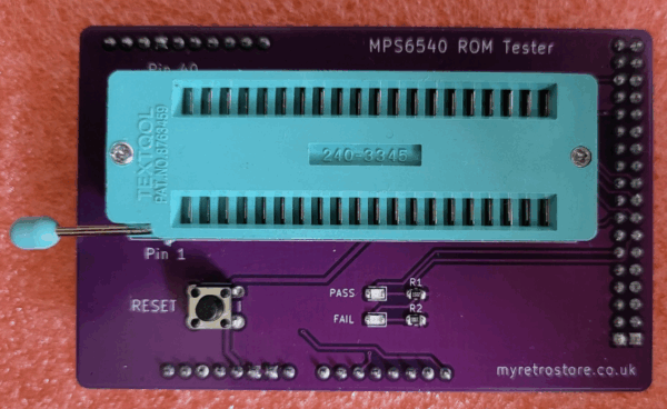MPS6540 ROM Tester