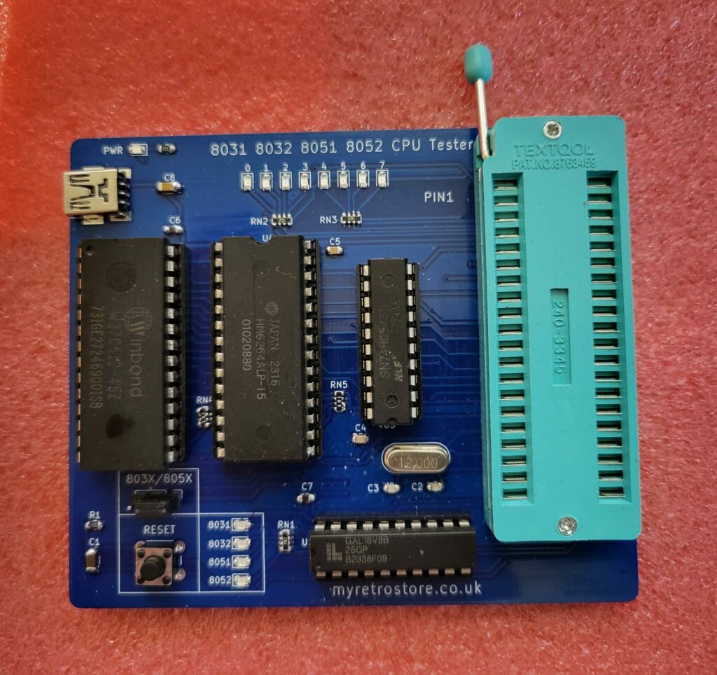 8031 Cpu 8031 8032 8051 8052 CPU Tester - Retro Electronics