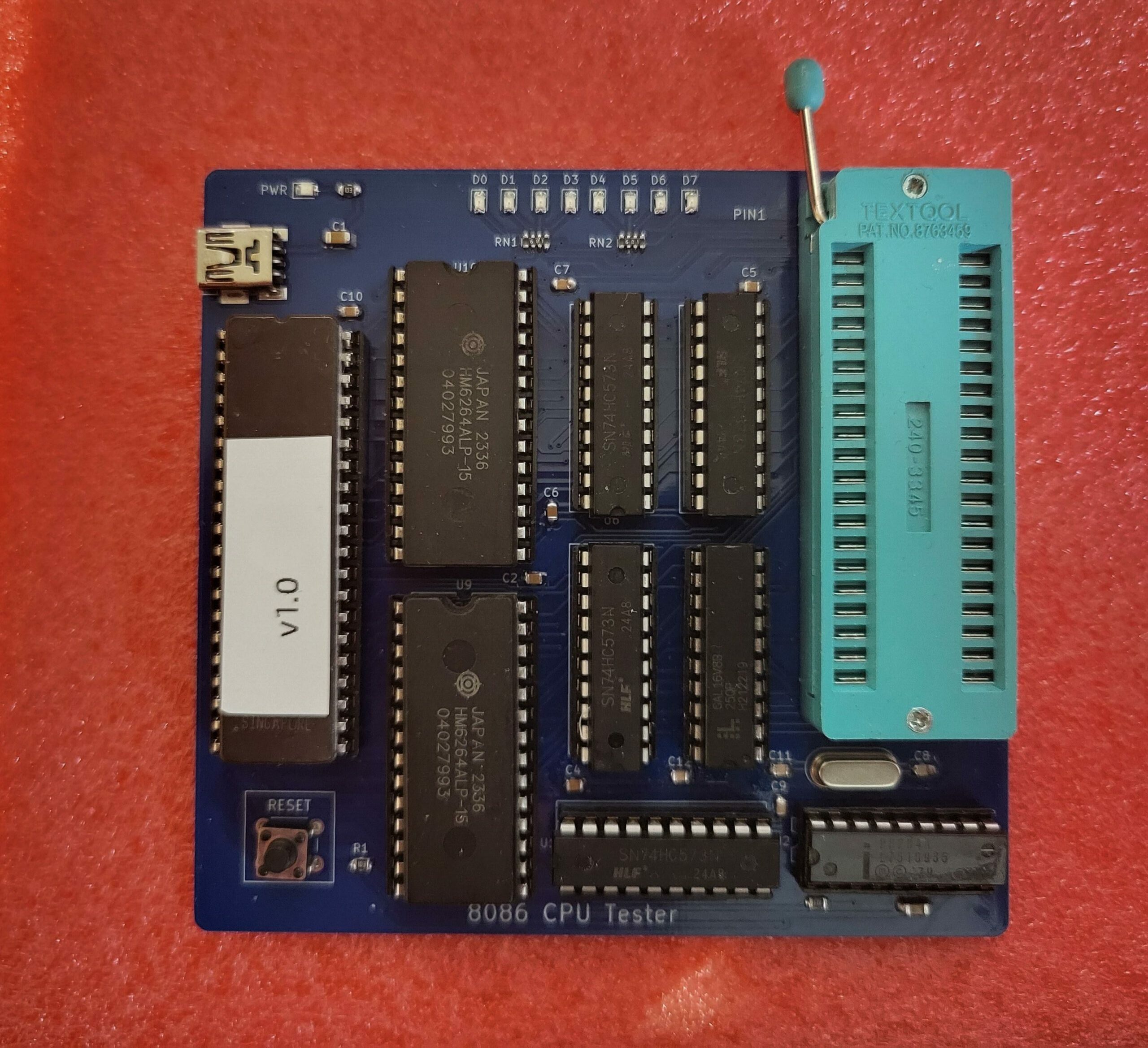 Intel 8086 CPU Tester